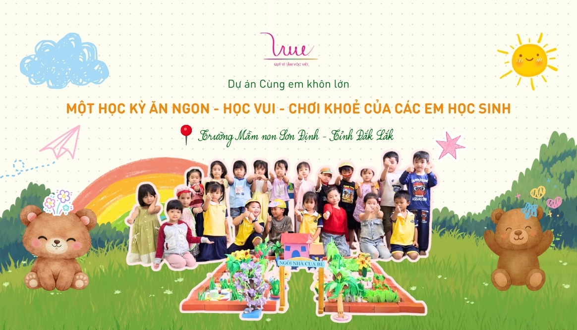 Một học kỳ ăn ngon, học vui, chơi khoẻ của các em học sinh Trường mầm non Sơn Định!